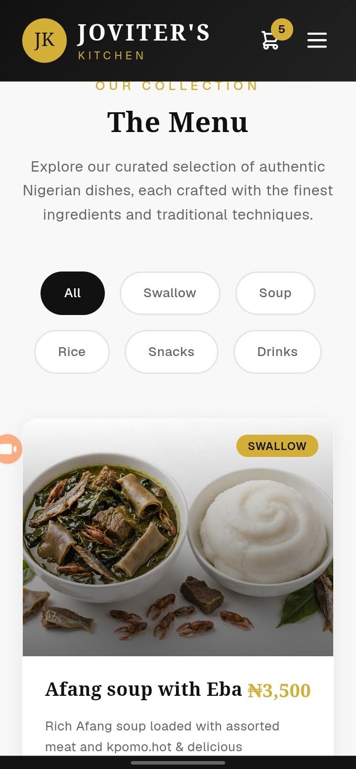 Joviters kitchen screenshot 1